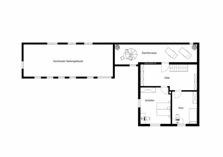 Einfamilienhaus in Essing im Unteren Altmühltal - Dachgeschoss