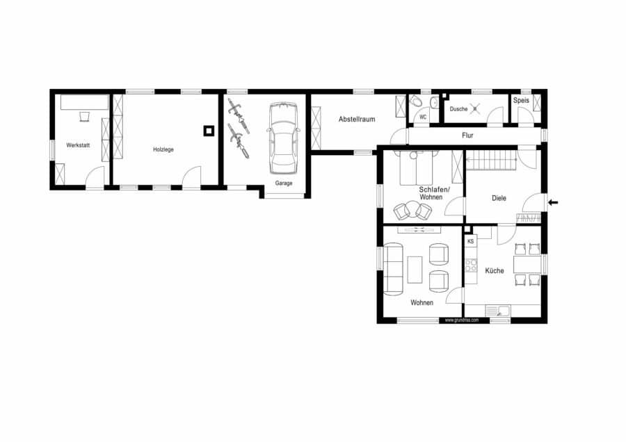 Einfamilienhaus in Essing im Unteren Altmühltal - Erdgeschoss