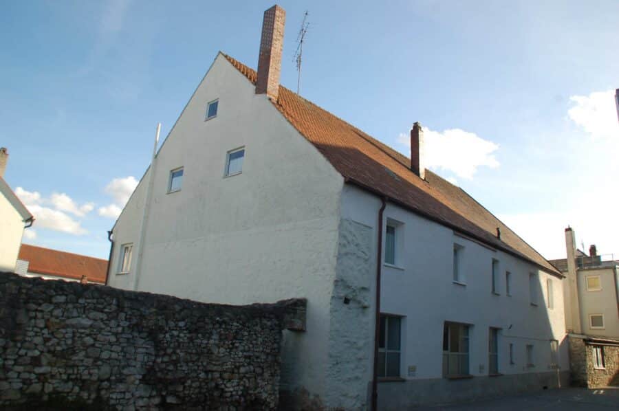 Hochinteressantes Gebäudeensemble mit Baufläche in der Altstadt in Abensberg - Haus 1 Nordwestseite