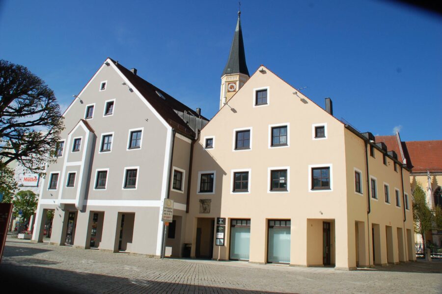 Barrierefreie Maisonette-Wohnung in der Kelheimer Altstadt - Hausansicht