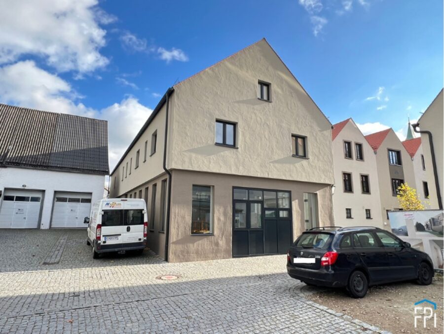 Moderne Bürofläche im Loftstil in zentraler Innenstadtlage Abensberg - Westansicht