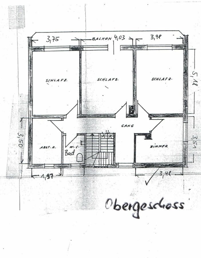 Wohnhaus bei Hemau, ehem. Hofstelle - Obergeschoss